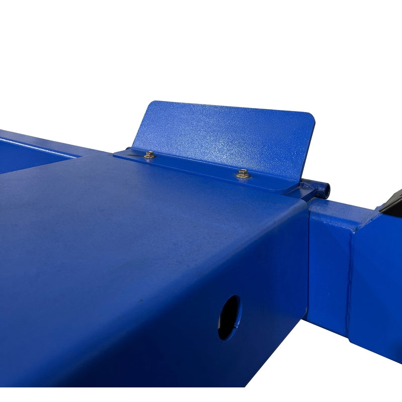 iDEAL FP14KC-X 14,000 lb. 4 Post Service Lift 182.5" WB (Closed Front / Cable Pull) - wheel stop