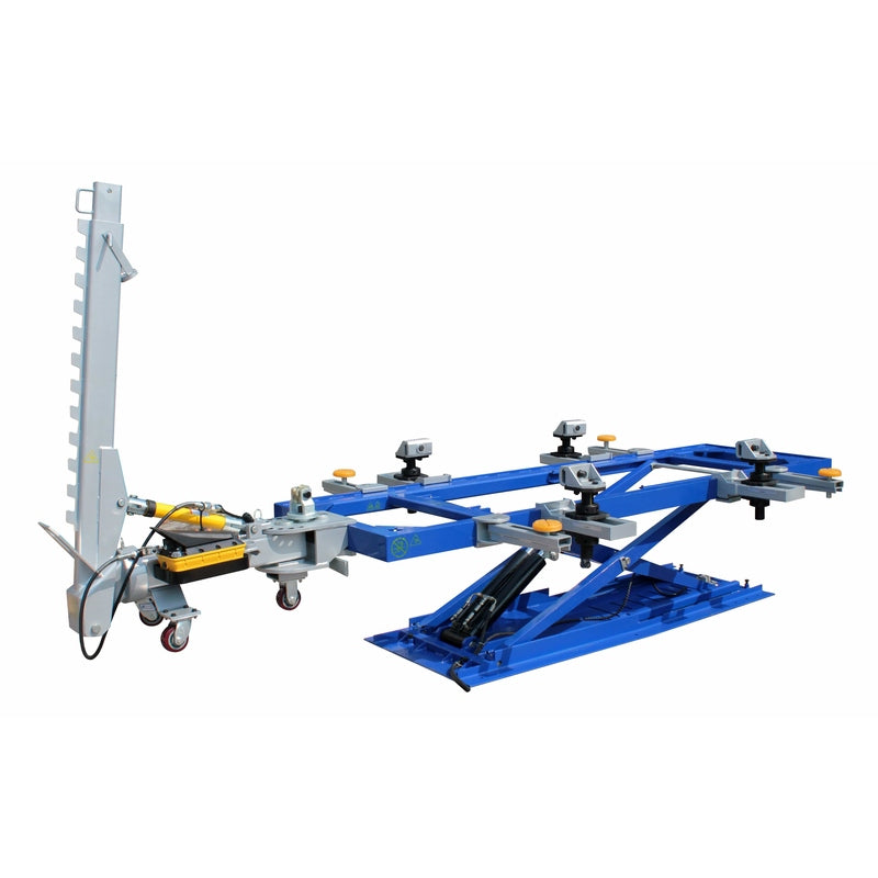 iDEAL FR-55 Frame Rack, Scissor, 1P10T-5.5K (Includes 1 each - Chain with Universal Hook) in side view