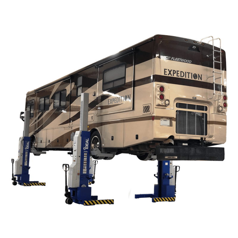 iDEAL MSC-18K-X-472 Mobile Column Lift, Four Column Set, 72,000 lbs. ALI Certified with bus