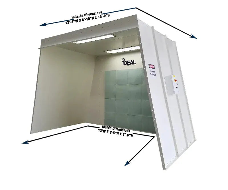 iDEAL - PSB-AFOFB1388-AK OPEN FRONT PAINT BOOTH