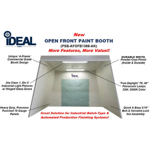 iDEAL - PSB-AFOFB1388-AK OPEN FRONT PAINT BOOTH