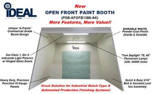 iDEAL - PSB-AFOFB1388-AK OPEN FRONT PAINT BOOTH