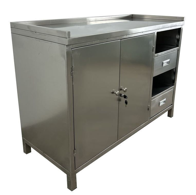 iDEAL PSB-PSMCT Paint Storage Mixing Cabinet & Table in side view
