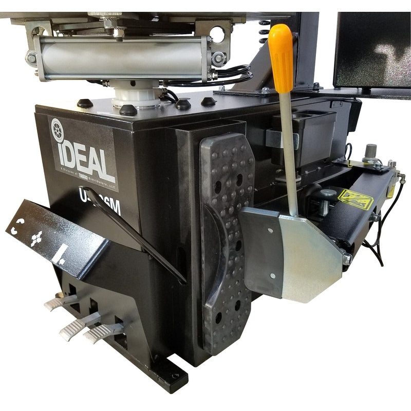 iDEAL Tire Changer & MC Wheel Balancer (Hand Spin) Combo w/ MC Adapter Kit with bead breaker