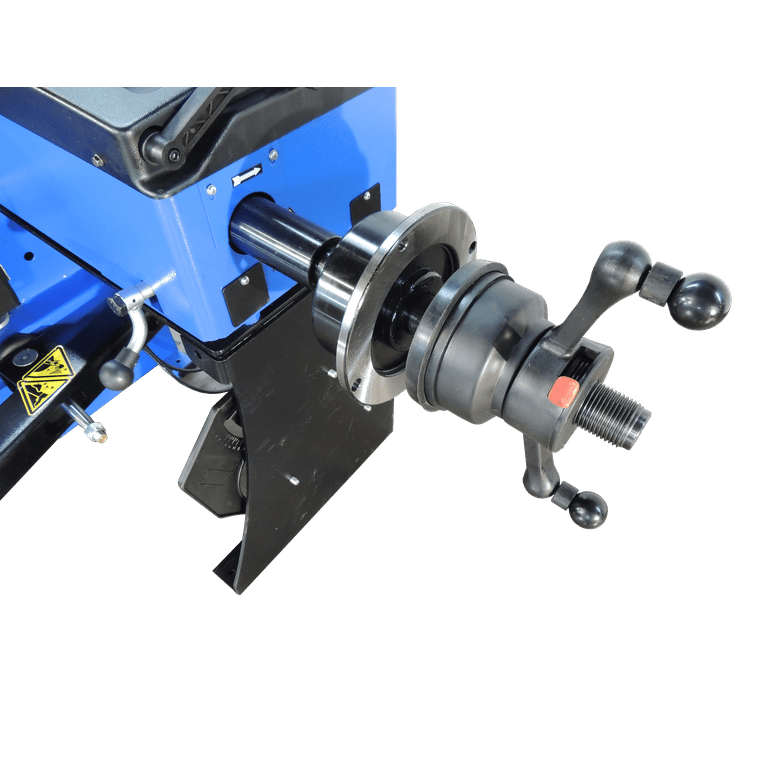 iDEAL Tire Changer & MC Wheel Balancer (Hand Spin) Combo w/ MC Adapter Kit Shaft Assembly