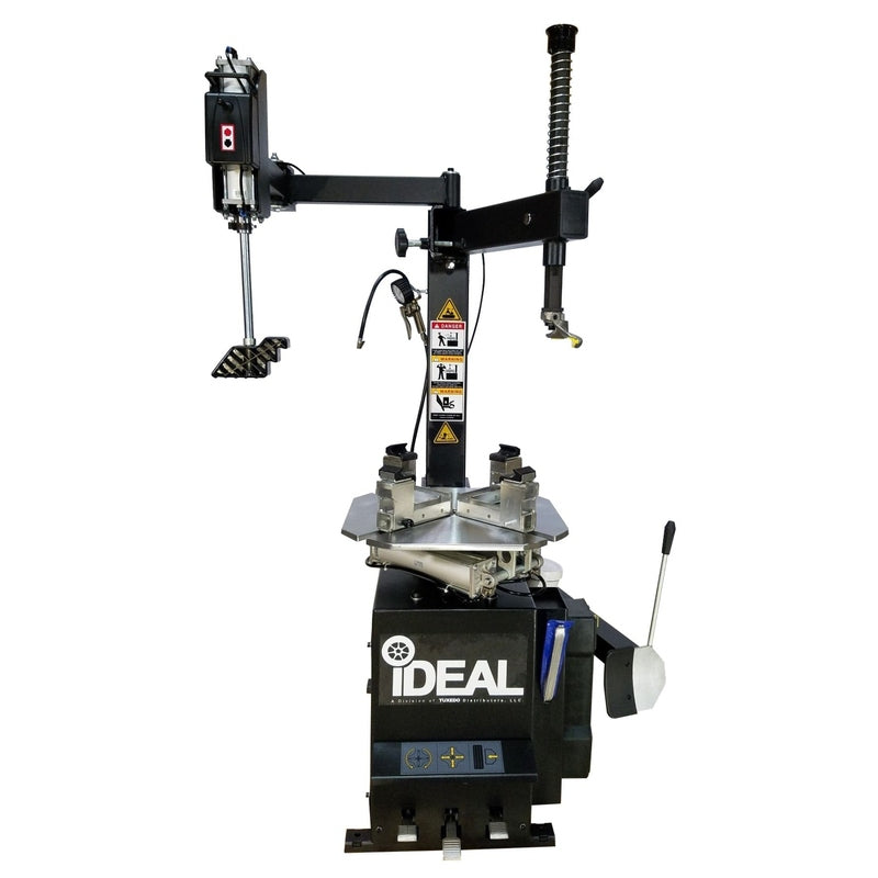 iDEAL Motorcycle / ATV Tire Changer w/ Assist Arm in front view