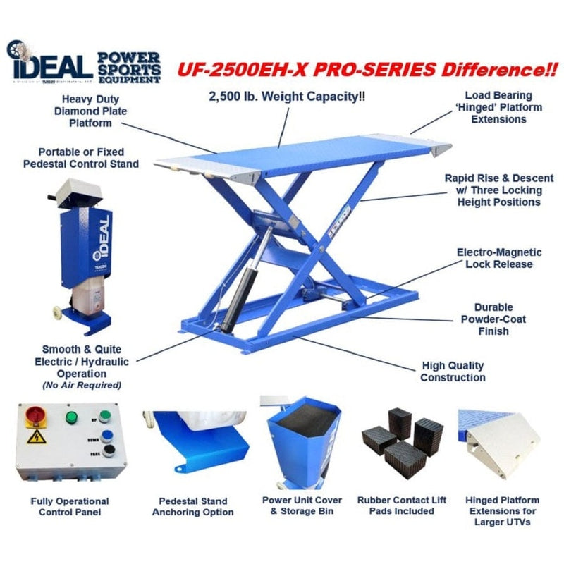 iDEAL UF-2500EH-X UTV Frame Lift Product Features