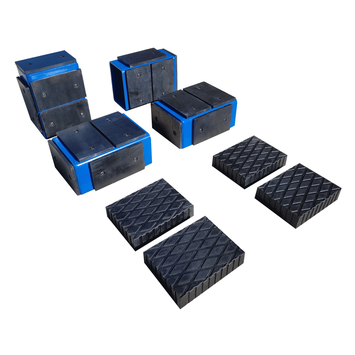 iDeal LR-10K-TLPAD included accessories: four HD multi-position height adapters and four 1.5-inch rubber pads