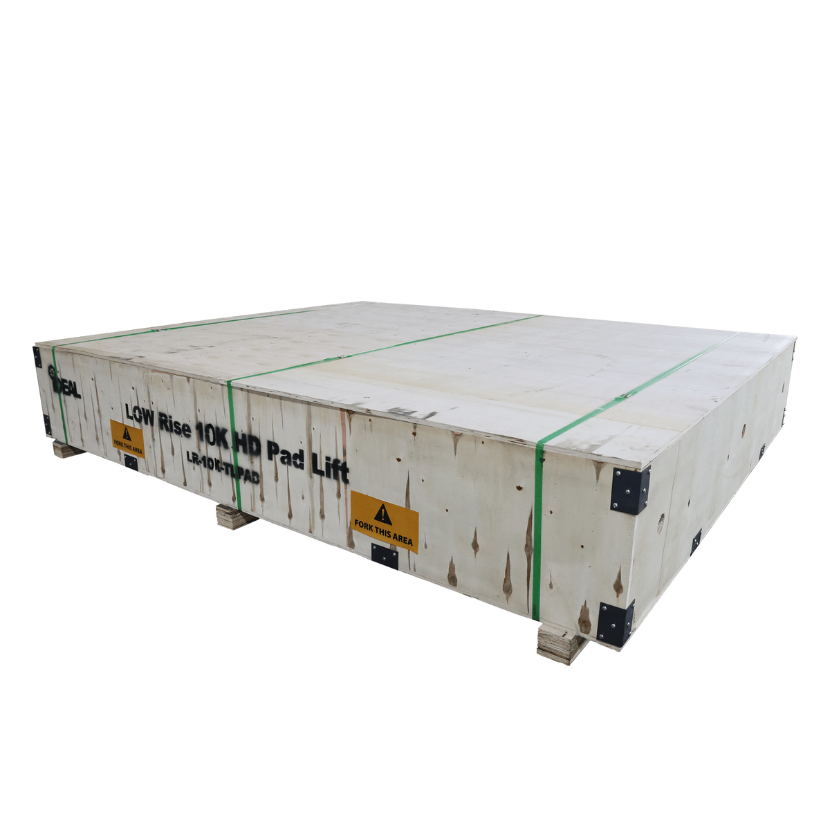 iDeal LR-10K-TLPAD shipping crate, single-crate freight packaging at 1,262-lb shipping weight