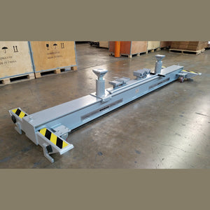 iDEAL MSC18KX-CRSBM ALI Certified frame-engaging crossbeam adapter, 22,000–33,000 lb capacity, full isometric view