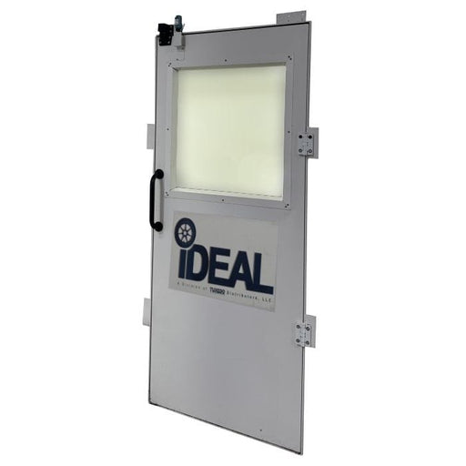 iDEAL PSB-SSDD-PSDK-AK side personnel door kit, 36" W x 84" H, with tempered glass viewing window
