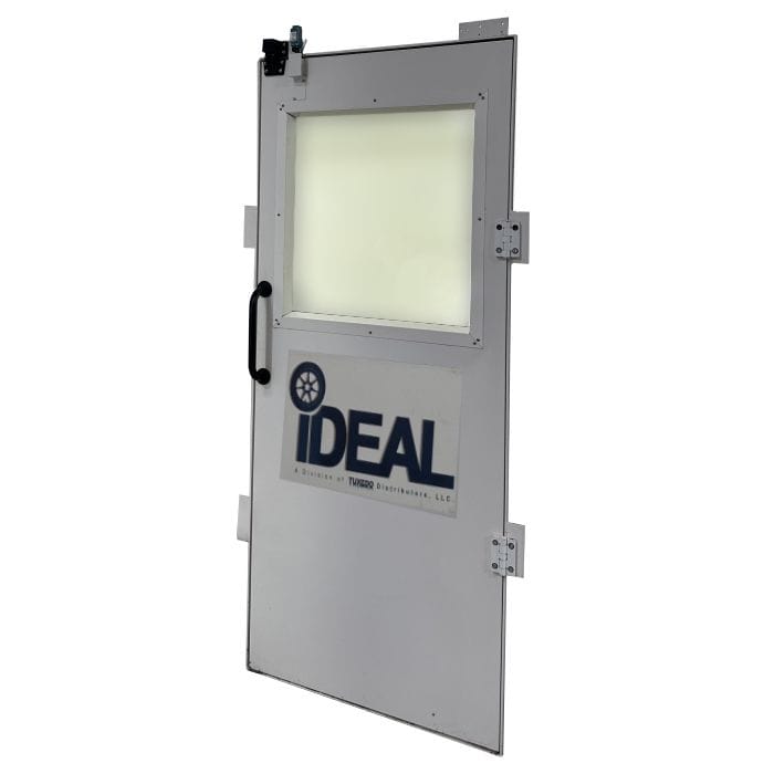 iDEAL PSB-SSDD-PSDK-AK side personnel door kit, 36" W x 84" H, with tempered glass viewing window
