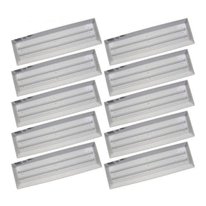 iDEAL PSB-SSDD26-LED-UPGRDKIT LDPI two-row 5,000K LED fixtures, UL/ETL listed 120-277V, direct fluorescent replacement