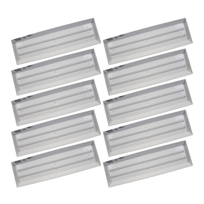 iDEAL PSB-SSDD26-LED-UPGRDKIT LDPI two-row 5,000K LED fixtures, UL/ETL listed 120-277V, direct fluorescent replacement