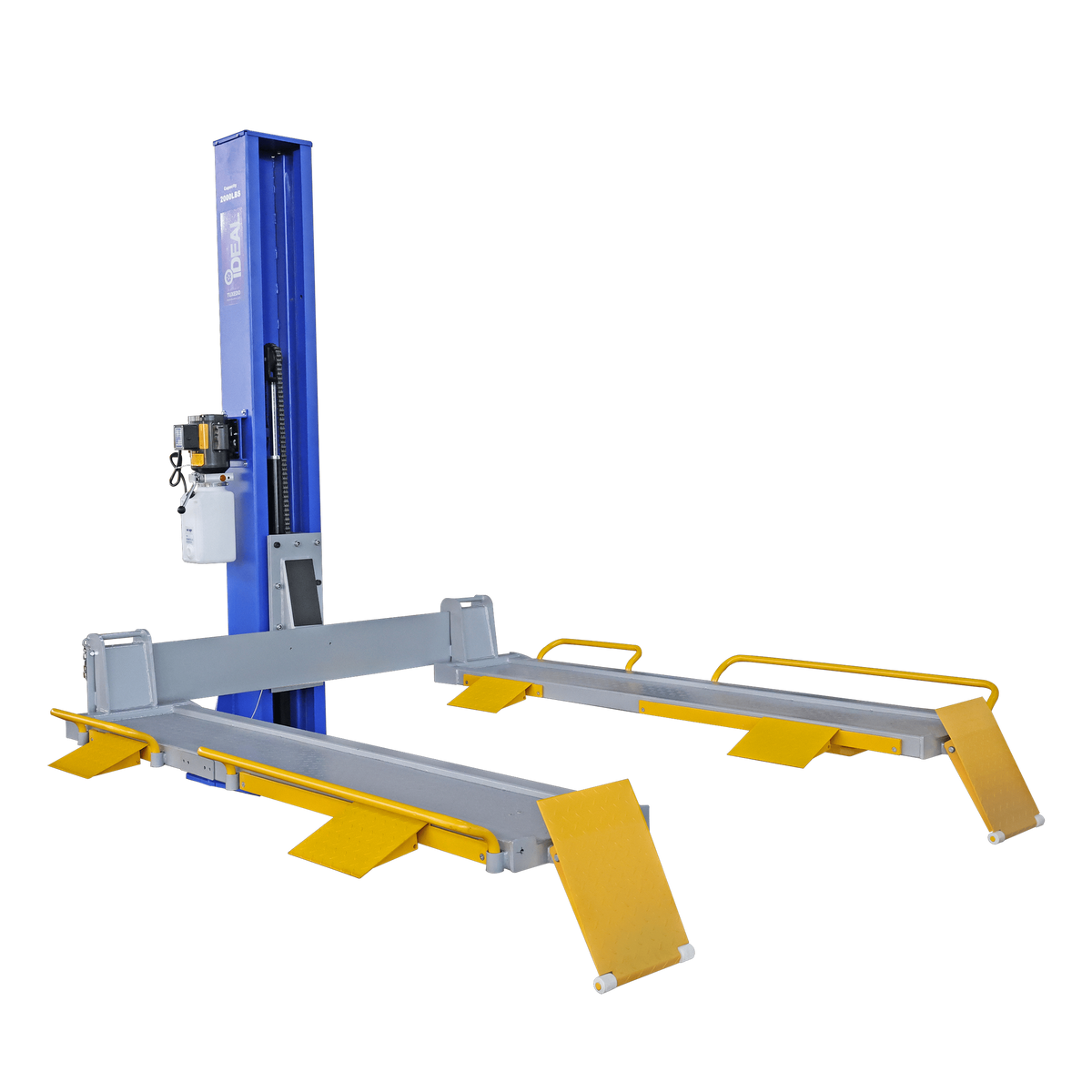 iDEAL SC-2K-UTV-X 2,000 lb Single-Column Multi-Use Lift for ATVs, UTVs, Golf Carts & Riding/Zero-Turn Mowers