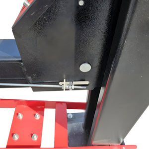 Close-up of a mechanical component for Katool 4H950 9,500lbs Heavy Duty 4 Post Parking Car lift