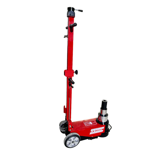 Katool KT-J80T 80 ton air/hydraulic truck jack with foldable handle and integrated wheels