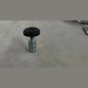 Katool KT-MP1 lift screw pad with screw post extended, showing height-adjustable contact range