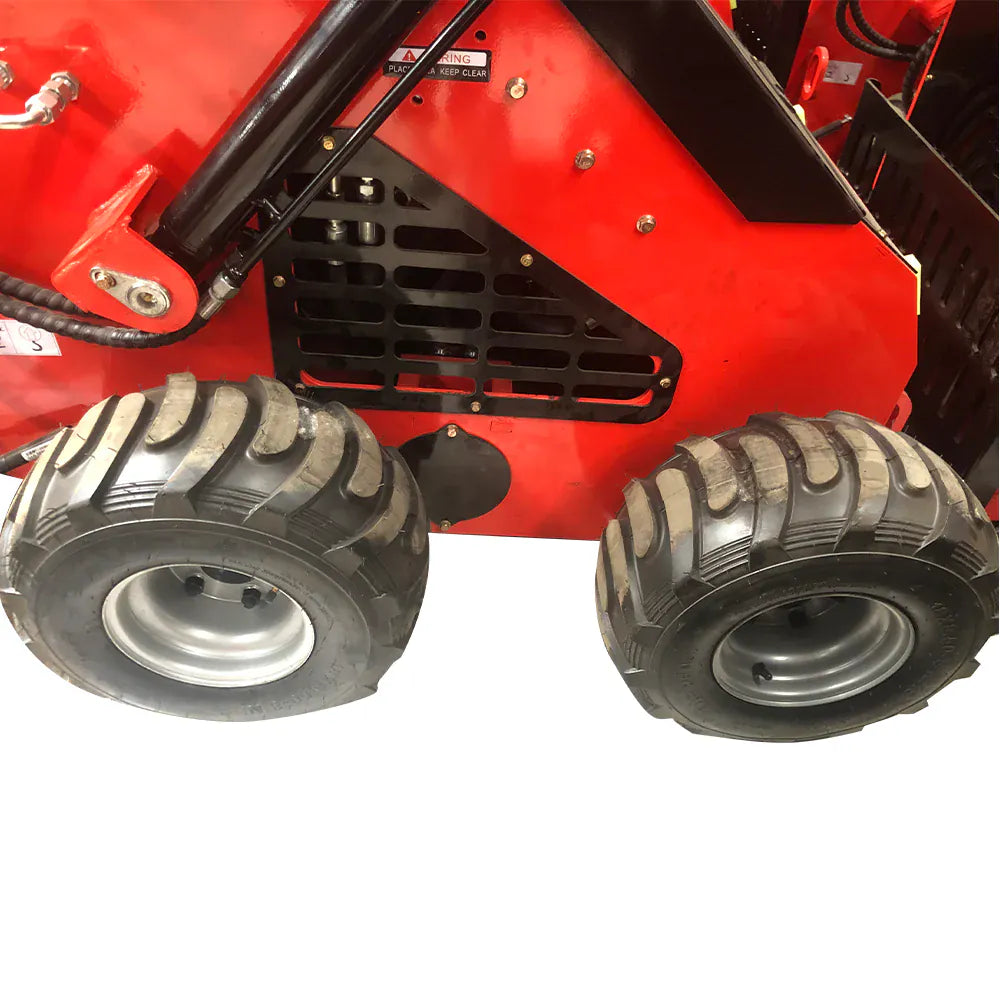 Katool KT-SK26W heavy-tread terrain tires and reinforced side panel underside view