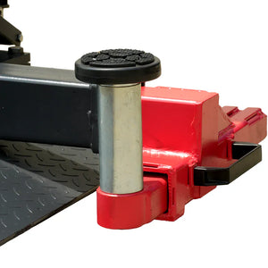 Katool KT-SPL700 truck adapter close-up with 2-inch peg and stackable adapter heights.