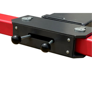 Katool KT-SPL700 lifting arm pin restraint mechanism close-up.
