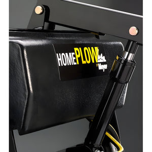HomePlow by Meyer power unit cover with lift cylinder and yellow hydraulic hose