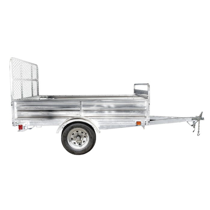 DK2 MMT5X7G-DUG 4.5 ft. x 7.5 ft. Single Axle Galvanized Multi-Utility Trailer (Drive-Up Gate Included)