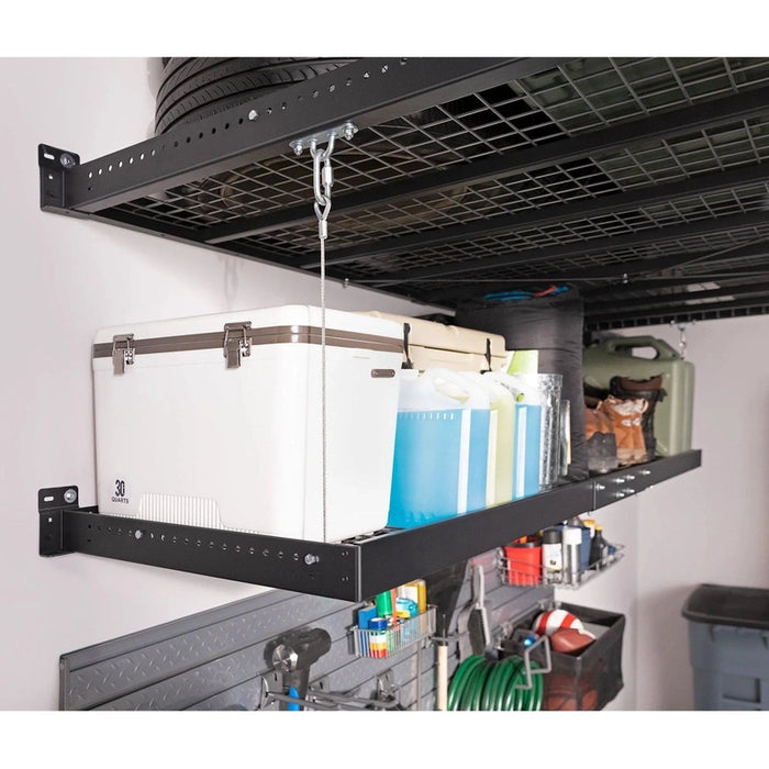 NewAge Pro Series 4 ft. x 8 ft. Wall Mounted Steel Shelf - 2PC