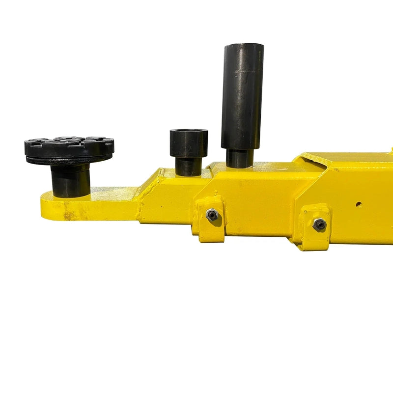 NTO-10A swing arm lift pad beside two drop-in height adapters