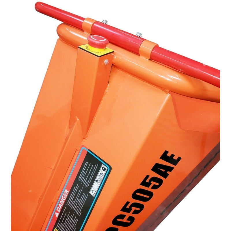 DK2 | OPC505AE 5-Inch 14 HP 429 CC Hydraulic Auto-Feed Electric Start Chipper Shredder