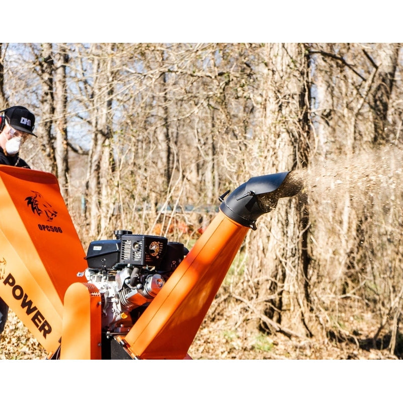 DK2 | OPC506 6-Inch 14 HP 429 CC Cyclonic Drum Chipper Shredder