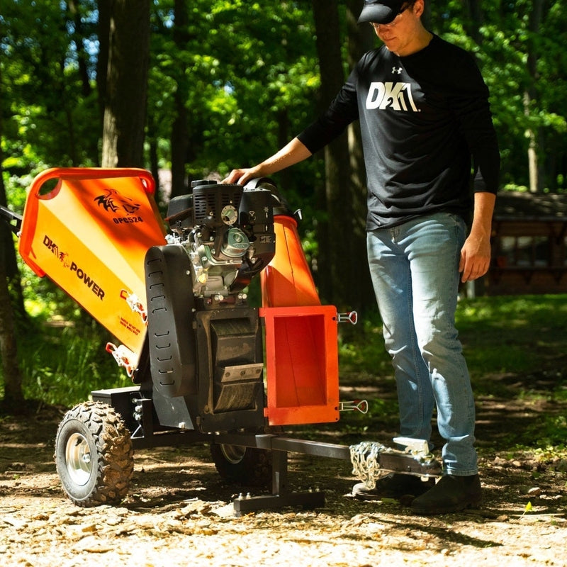 DK2 | OPC524 4-Inch 7 HP 208 CC Kinetic Drum Chipper
