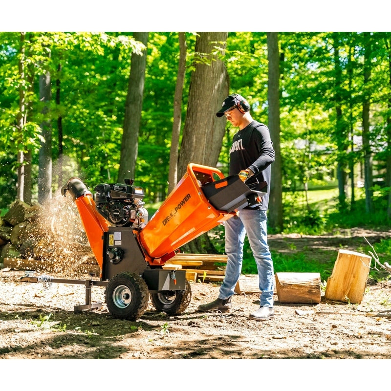 DK2 | OPC524 4-Inch 7 HP 208 CC Kinetic Drum Chipper