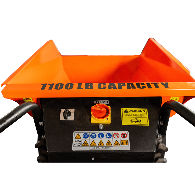 DK2 | OPD811 1100 LB 48V Electric Hydraulic Dump Cart