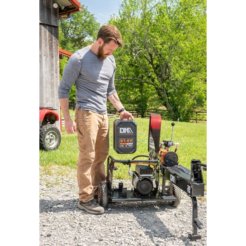 DK2 | OPS220EV-K Elite Energy™ 20-Ton 57.6V Battery Powered Hydraulic Log Splitter
