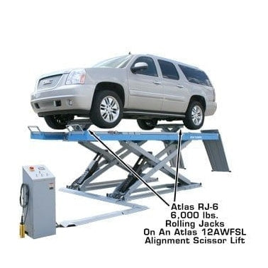 Atlas RJ-6 6,000 lb Rolling Bridge Jack