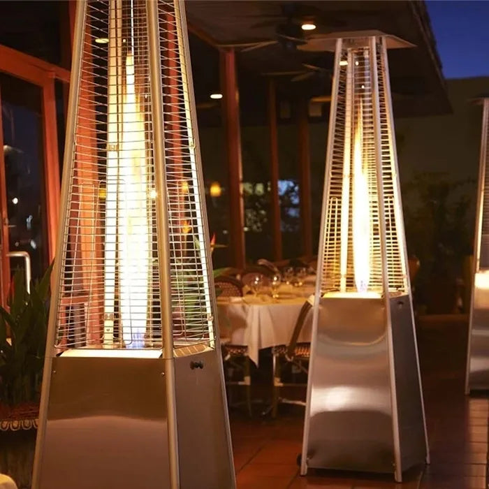 RADtec | 89" Tower Flame Propane Patio Heater - Stainless Steel (41,000 BTU)