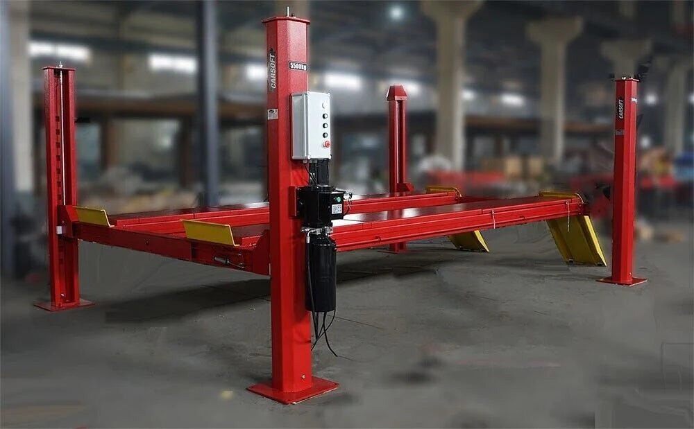 Katool KT-4H150 Heavy Duty 4-Post Alignment Lift 15,000lbs (Rolling Jack Included)