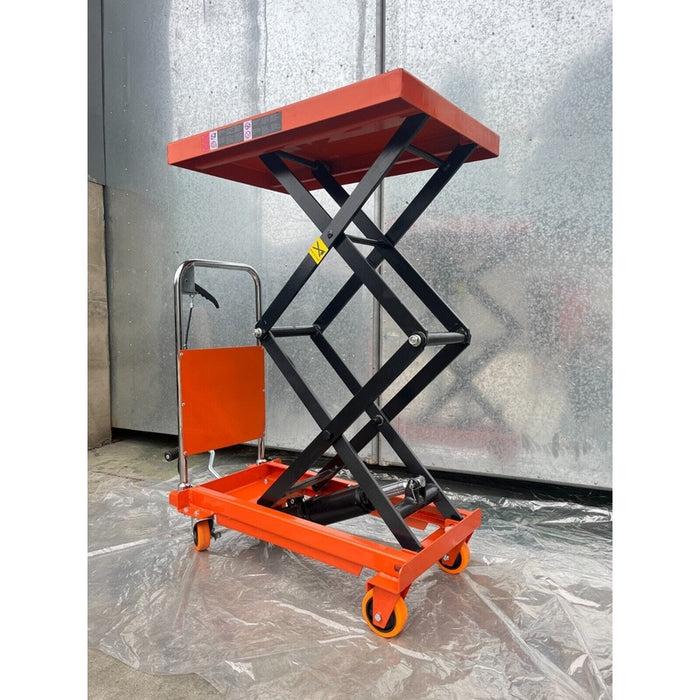 Katool Hydraulic Lift Table Cart 330lbs Manual Scissor Lift Table