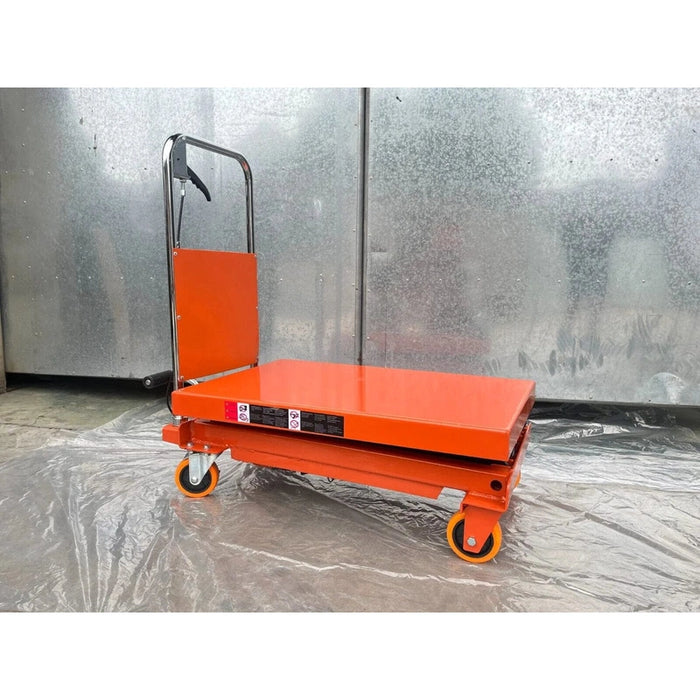 Katool Hydraulic Lift Table Cart 330lbs Manual Scissor Lift Table