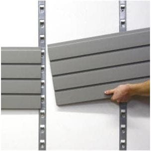 StoreWall | 8' Heavy Duty Slatwall (4pcs) + Installstrips