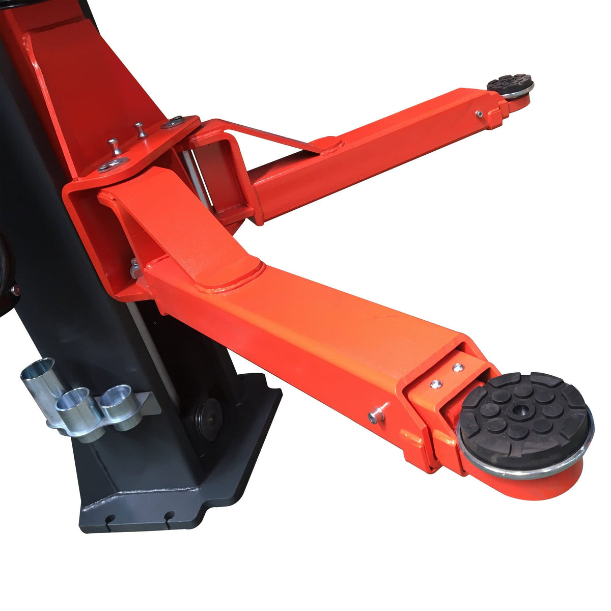 Stratus SAE-C14X orange three-stage lifting arms with rubber pads