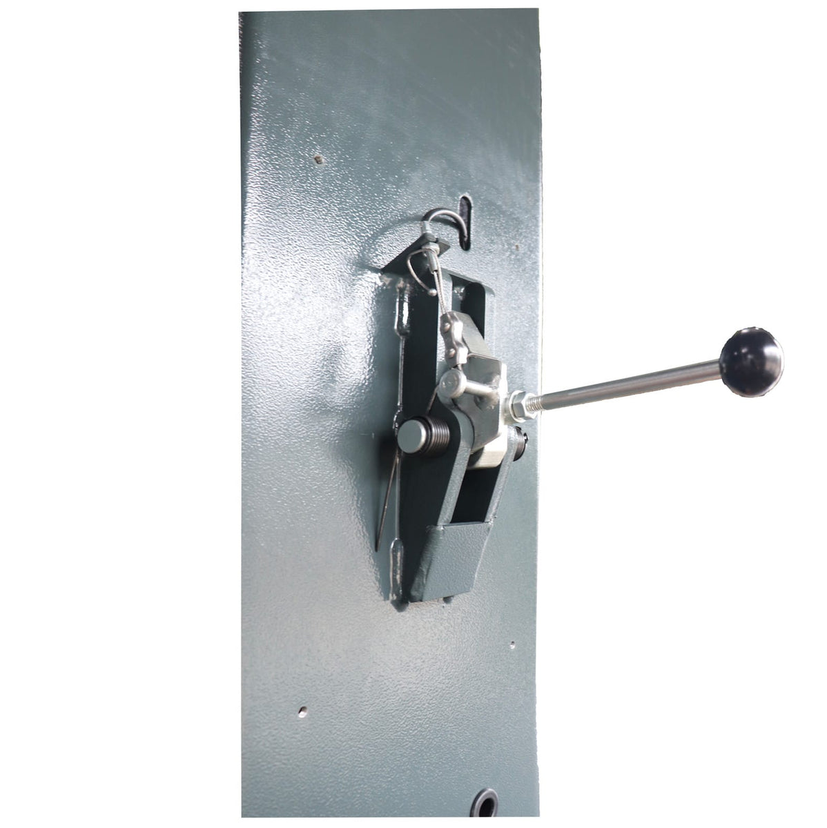 Single-point manual release lever and safety linkage on the lift column