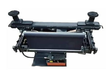 RJ-15 rolling bridge jack standalone product shot, twin lifting pads and hydraulic pump