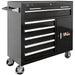 Dark Slate Gray Homak 41" H2Pro 6 Drawer with 2 Drawer Comp Roller Cabinet