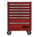 Brown Homak 27″ Pro II Series 7 Drawer Roller Cabinet
