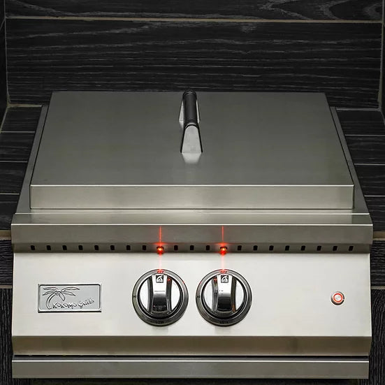 KoKomo Grills | Professional Built-in Power Burner with Led Lights and Removable Grate for Wok