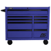 Dark Slate Blue Homak 41" RS Pro 9 Drawer Rolling Cabinet