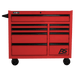 Firebrick Homak 41" RS Pro 9 Drawer Rolling Cabinet