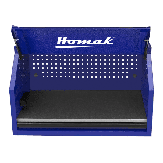 Midnight Blue Homak 41" RS Pro Top Hutch